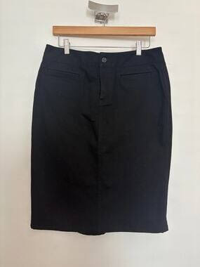 Lauren Jeans Co Ralph Lauren Black Pencil Skirt Size 8 NWT